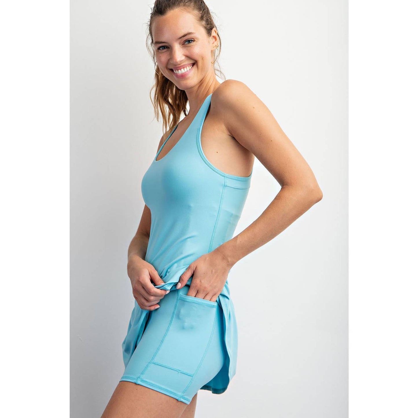 Rae Mode - TENNIS ROMPER DRESS: Black / S•M•L