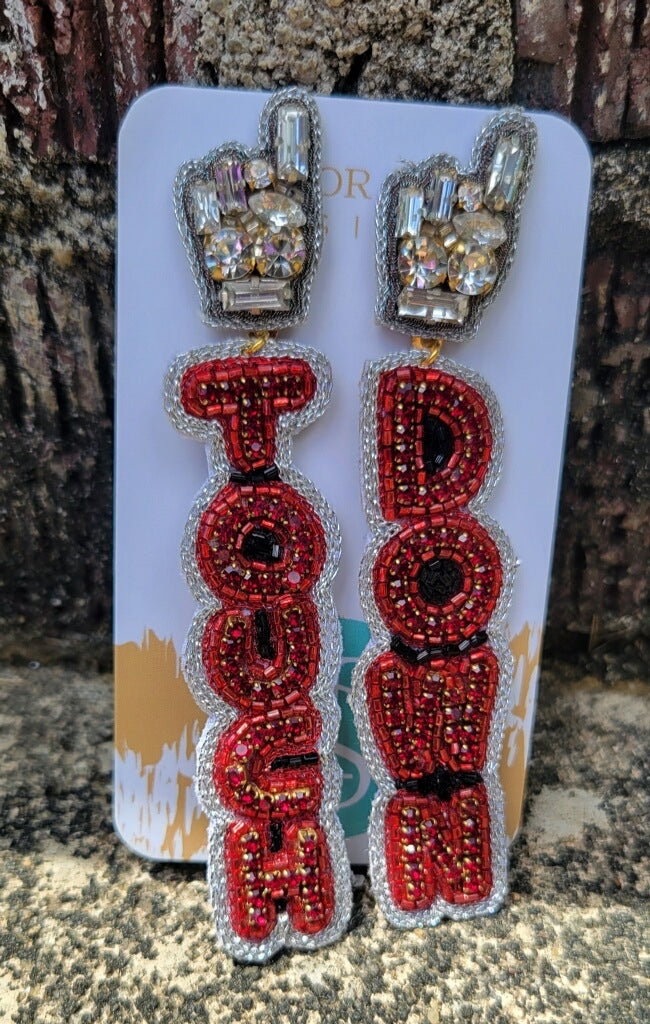 Game Day Earrings “Touch Down”