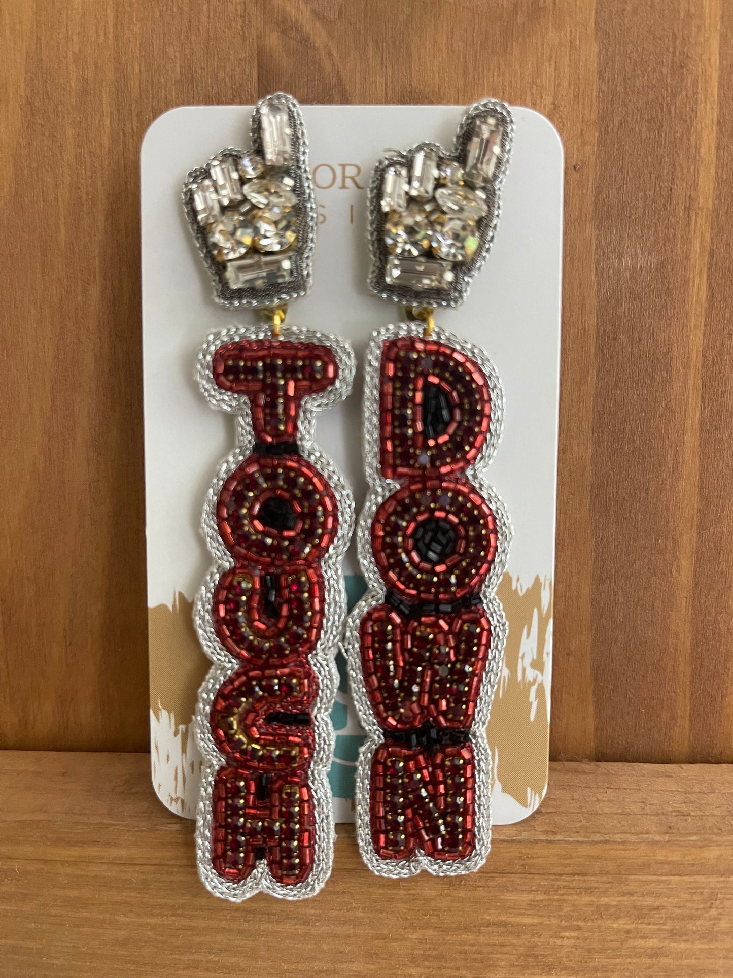 Game Day Earrings “Touch Down”