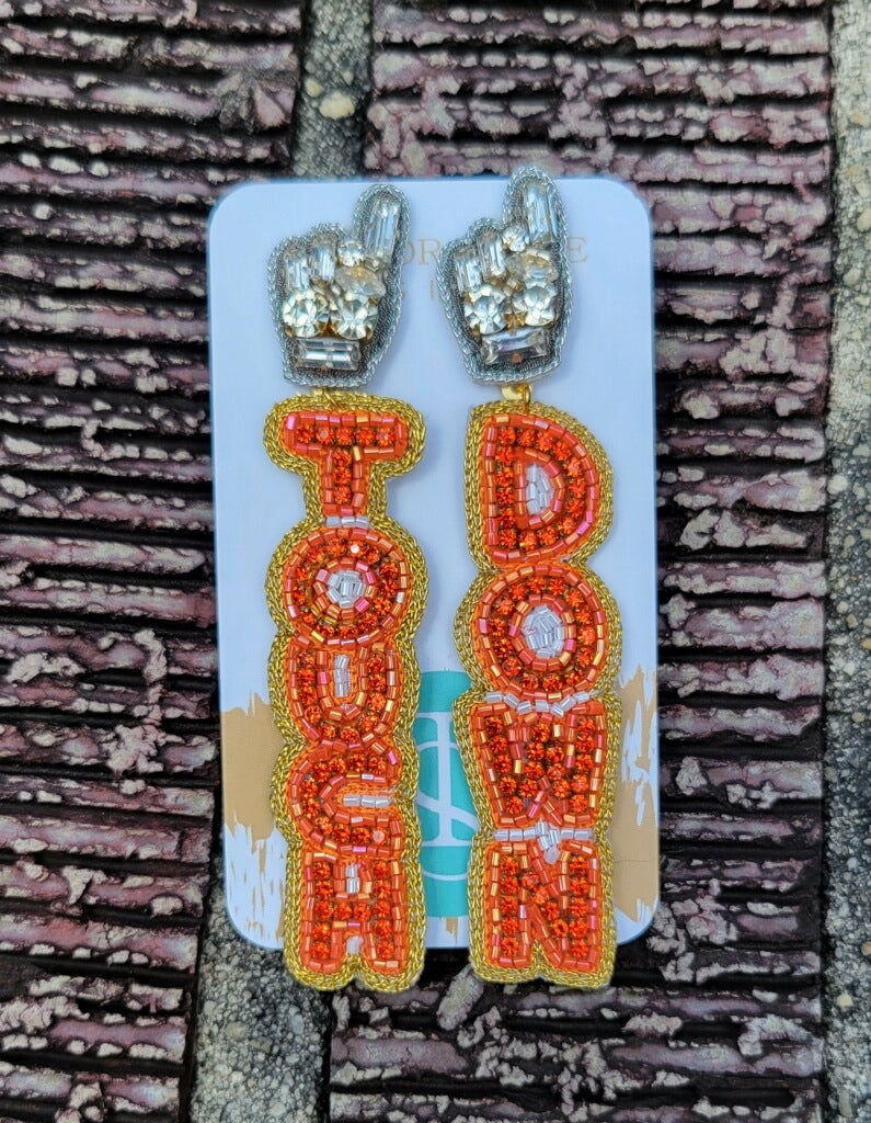 Game Day Earrings “Touch Down”