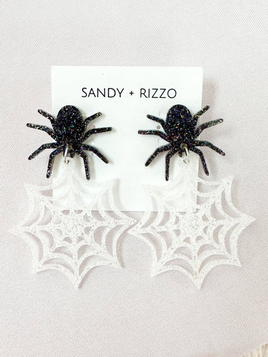 Sandy + Rizzo - Spider web dangle